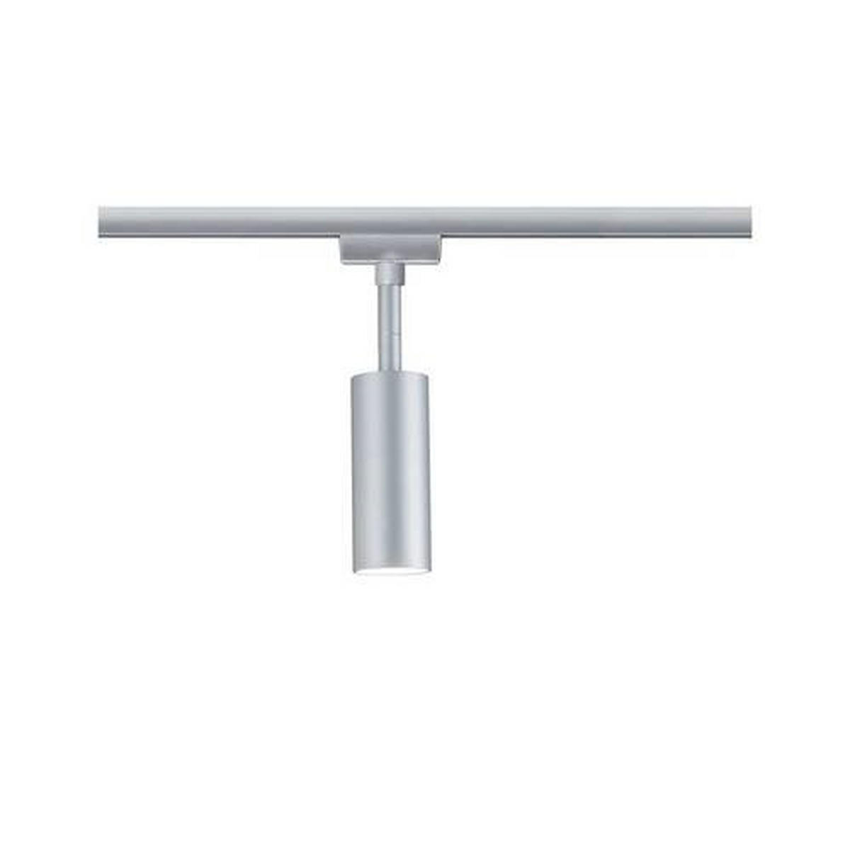 SCHIENENSYSTEM-STRAHLER URAIL Spot Tubo 19,6/4,2/10,5 cm   - Chromfarben, Design, Kunststoff/Metall (19,6/4,2/10,5cm) - Paulmann