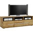 LOWBOARD Wildeiche massiv geölt Eichefarben - Eichefarben, LIFESTYLE, Holz (182/52/50cm) - Carryhome