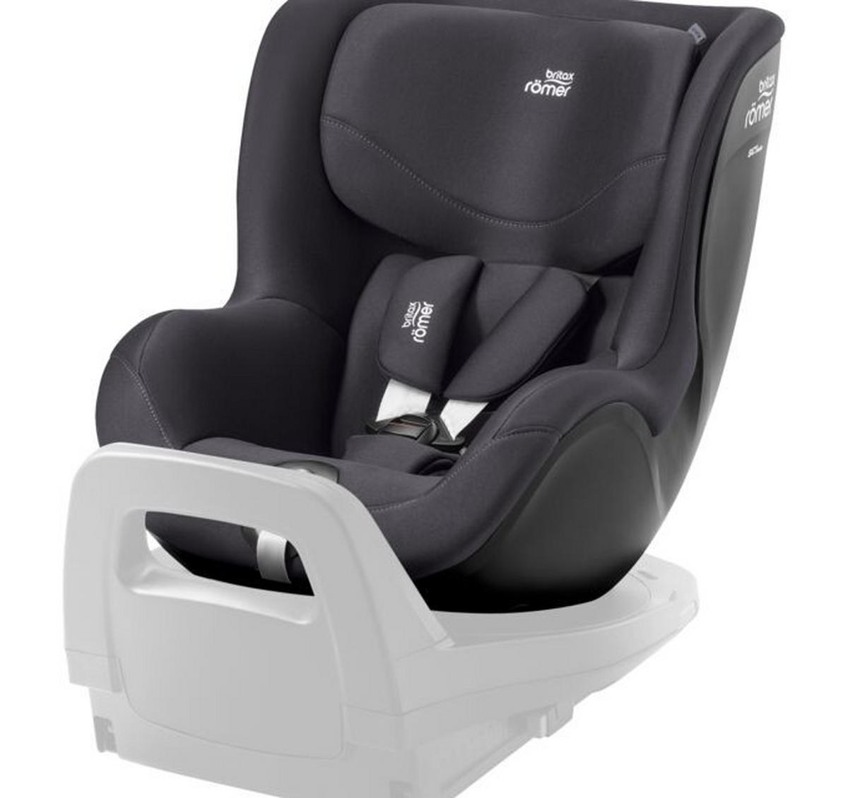 REBOARDER-KINDERSITZ Dualfix 5Z  - Dunkelgrau, Basics, Textil (44/48/74cm) - Britax Römer