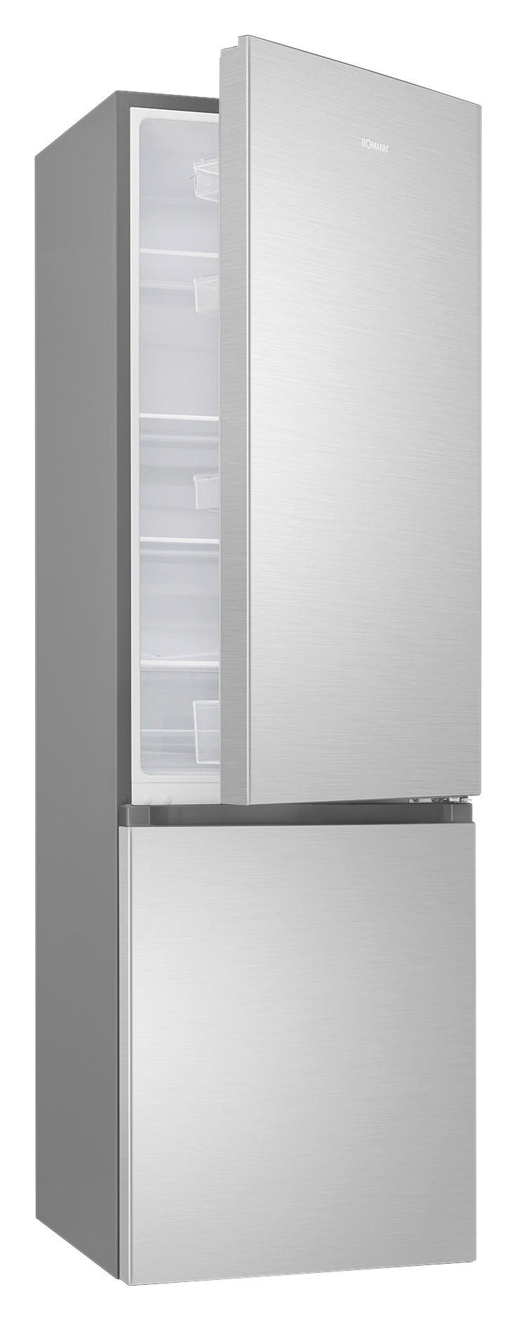 KÜHL-GEFRIER-KOMBINATION 773 539  - Edelstahlfarben, Basics (49,5/143/56,2cm) - Bomann