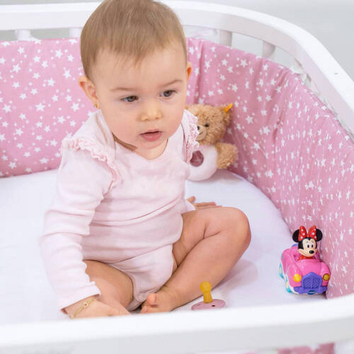 MATRATZENBEZUG    - Weiß, Basics, Textil (140/89/10cm) - Babybay