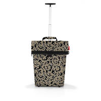 EINKAUFSTROLLEY  - Schwarz/Braun, Basics, Kunststoff (43/53/21cm) - Reisenthel