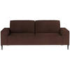 SCHLAFSOFA in Webstoff Dunkelbraun  - Dunkelbraun/Schwarz, Design, Textil/Metall (240/89/103cm) - Ti'me