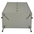 HIGHBOARD SNOW  in 70/121,6/40 cm  - Eichefarben/Goldfarben, Design, Holzwerkstoff/Metall (70/121,6/40cm) - Xora