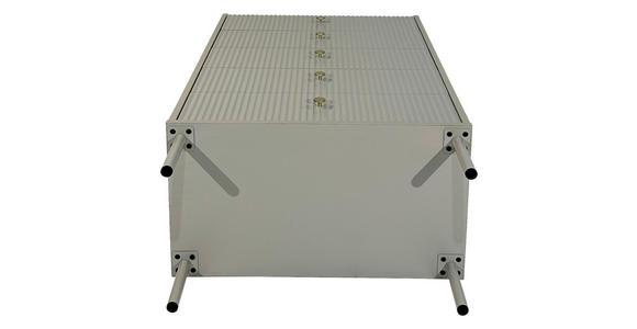 HIGHBOARD SNOW in 70/121,6/40 cm - Eichefarben/Goldfarben, Design, Holzwerkstoff/Metall (70/121,6/40cm) - Xora