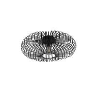 DECKENLEUCHTE  50/18 cm    - Schwarz, Design, Metall (50/18cm) - Trio Leuchten