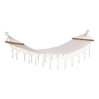 HÄNGEMATTE  - Weiß, Basics, Holz/Textil (200/3/80cm)