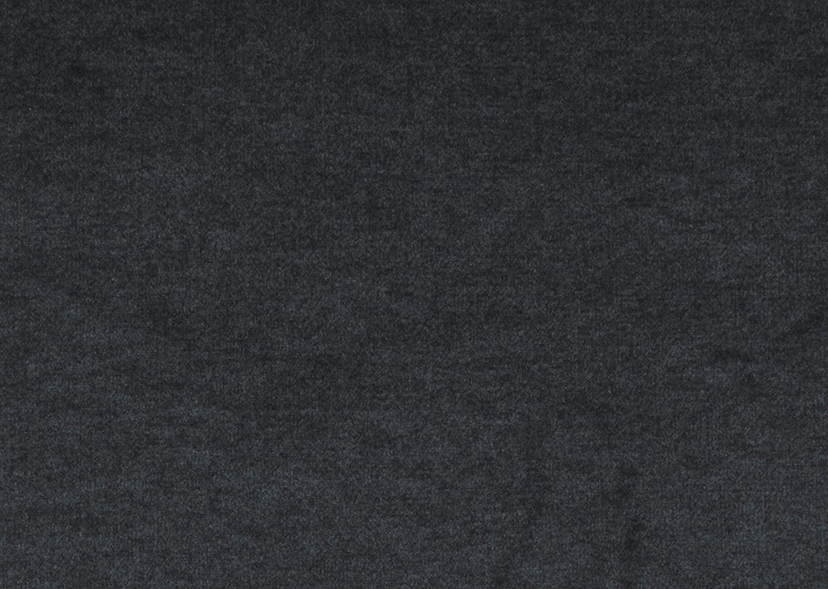 ECKSOFA Dunkelgrau Samt  - Chromfarben/Dunkelgrau, KONVENTIONELL, Kunststoff/Textil (293/195cm) - Carryhome