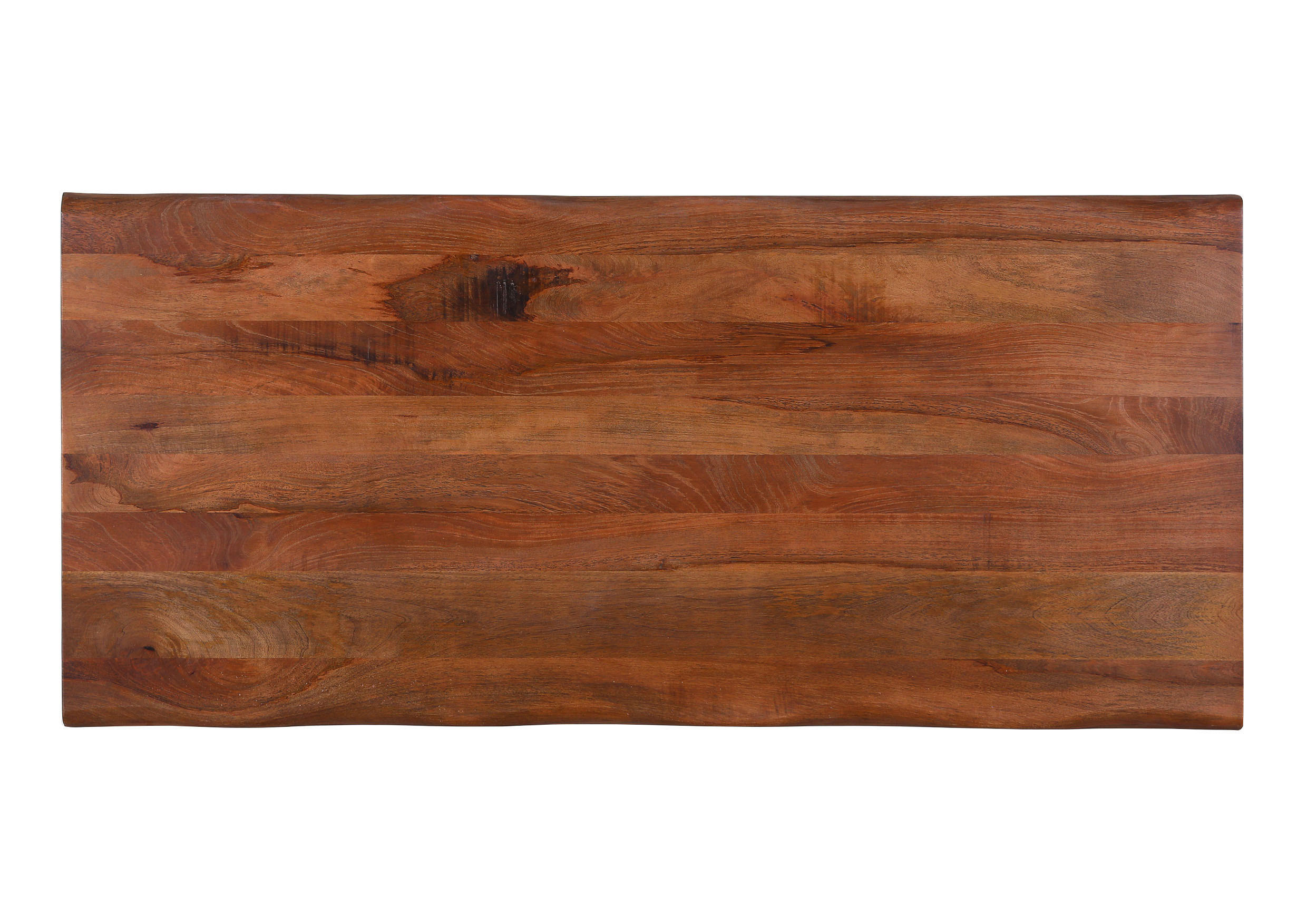 Voleo JÍDELNÍ STŮL, mangové dřevo, přírodní barvy, černá, 200/100/78 cm
