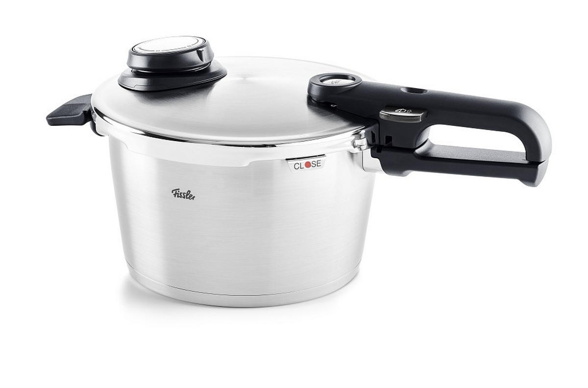 SCHNELLKOCHTOPF VITAVIT® PREMIUM satiniert 4.5 L  - Silberfarben, Basics, Metall (22cm) - Fissler