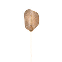 WANDLEUCHTE 40/10/50 cm  - Braun/Naturfarben, Basics, Naturmaterialien (40/10/50cm) - Good & Mojo
