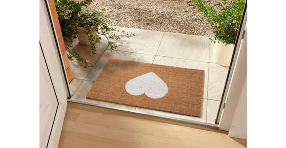 KOKOSMATTE 45/75 cm Mix Mats  - Hellbraun/Weiß, Basics, Naturmaterialien/Kunststoff (45/75cm) - Esposa