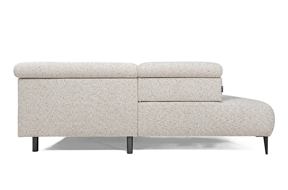 SOFFA i textil ecru  - svart/ecru, Design, metall/textil (304/77/108cm) - Stylife