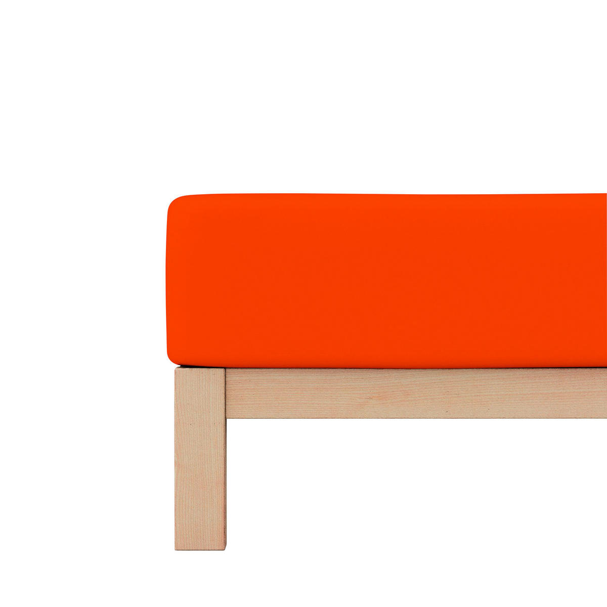 SPANNLEINTUCH 90-100/190-220 cm Jersey  - Rot, Basics, Textil (90-100/190-220cm) - Schlafgut