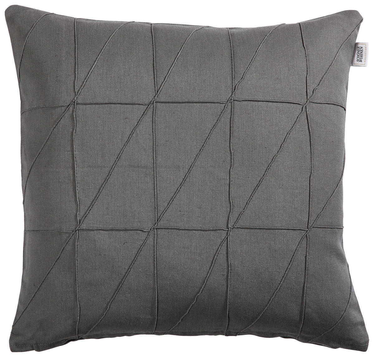 KISSENHÜLLE SW-Across 45/45 cm  - Anthrazit, KONVENTIONELL, Textil (45/45cm) - Schöner Wohnen