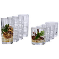 TRINKGLÄSERSET SPIRITII NOVA 8-teilig  - Klar, Design, Glas (34,6/21/18,8cm) - Leonardo