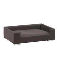HUNDESOFA - Taupe, KONVENTIONELL, Holz/Textil (57/91/25cm)
