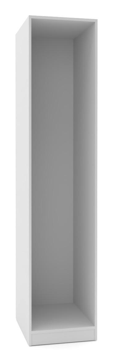 KLEIDERSCHRANKKORPUS 45,6/210/56,5 cm  - Weiß, KONVENTIONELL, Holzwerkstoff (45,6/210/56,5cm) - Hom`in