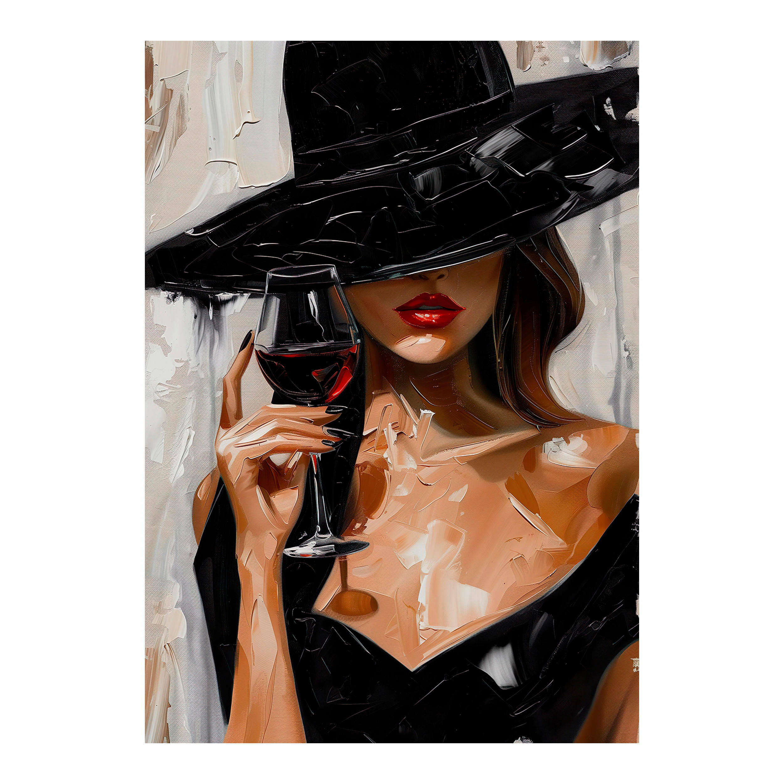 Monee SKLENENÝ OBRAZ, ženy, 80/120 cm