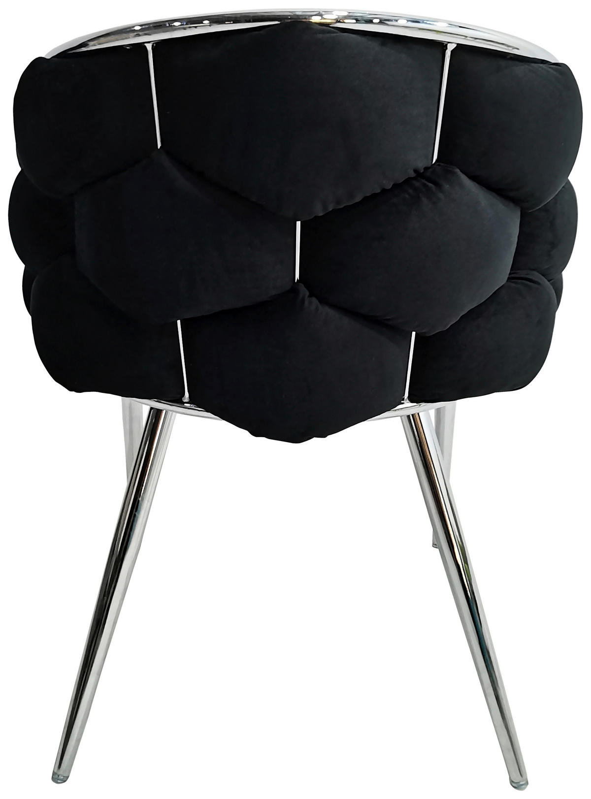 SADA ŽIDLÍ S PODRUČKAMI 2 kusy - barvy stříbra/černá, Moderní, kov/textil (65/79/61cm) - MID.YOU