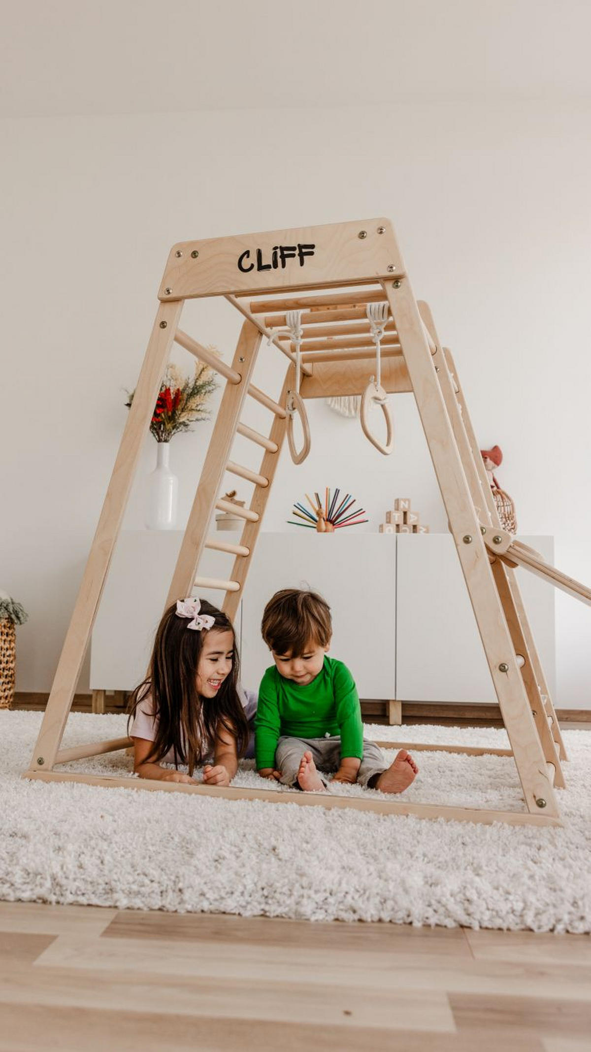 KLETTERGERÜST ZUBEHÖR  - Birkefarben, Basics, Holz (15/17cm) - CLIFF