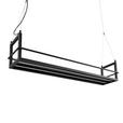 LED-HÄNGELEUCHTE Bury 118/22/150 cm  - Schwarz, Design, Metall (118/22/150cm) - Novel