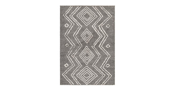 WEBTEPPICH 140/200 cm Tasa Schwarz  - Schwarz, Design, Textil (140/200cm) - Novel