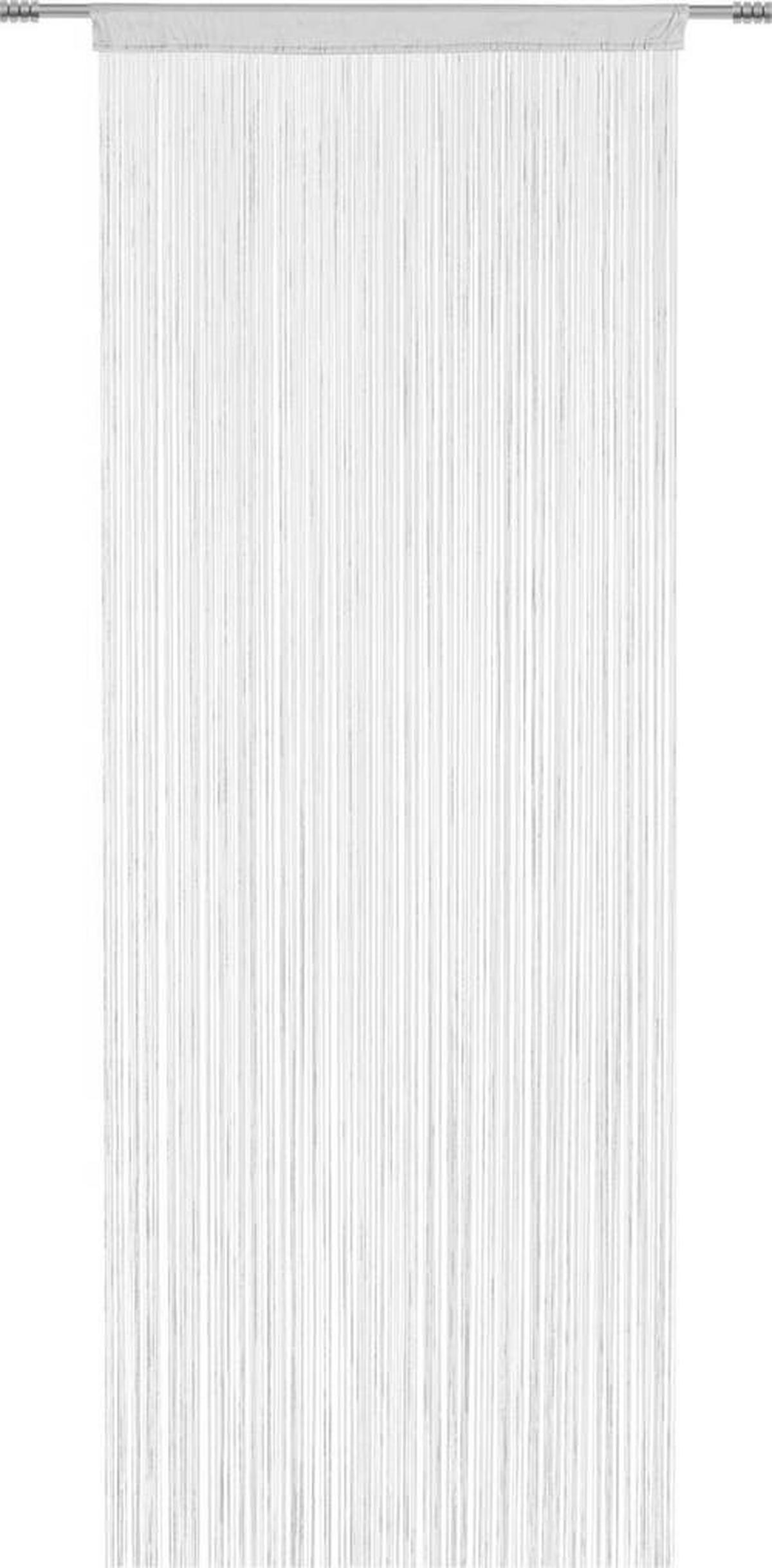 PROVÁZKOVÝ ZÁVĚS, bílá, 90/245 cm - bílá, Basics, textil (90/245cm) - Boxxx