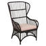 RATTANSESSEL - Schwarz/Weiß, Trend, Holz/Textil (72/97,5/81cm) - Ambia Home
