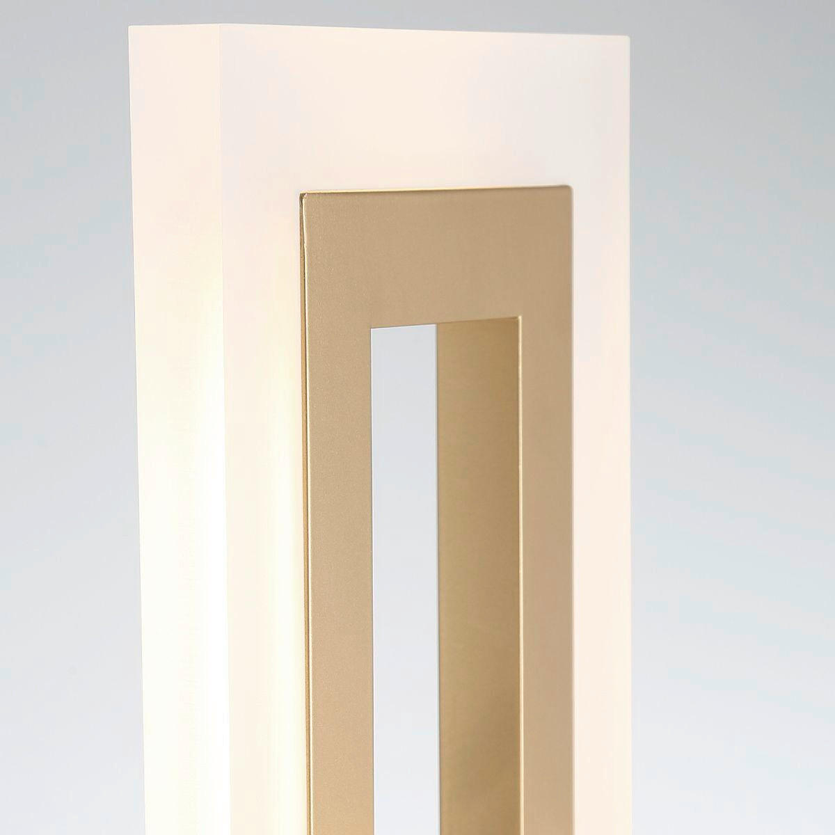 LED-WANDLEUCHTE - Goldfarben, Design, Kunststoff/Metall (40,6/17,6/10,2cm) - Elstead Lighting