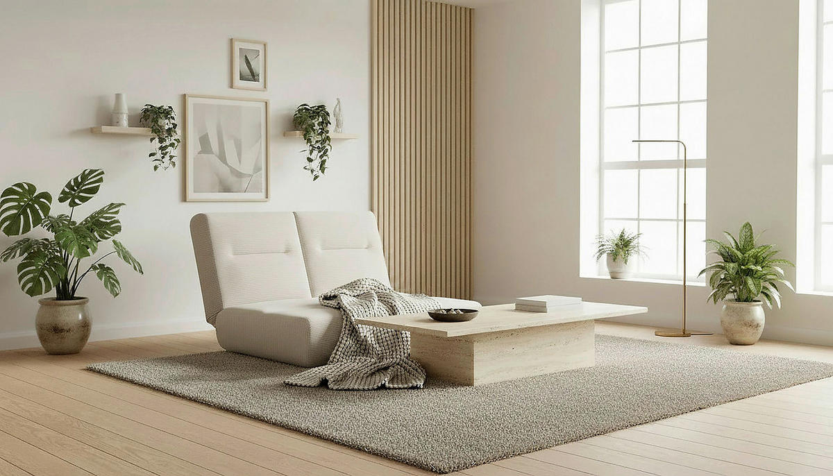 SCHLAFSOFA Cord Beige  - Beige, Design, Textil (159/88/160cm) - Livetastic