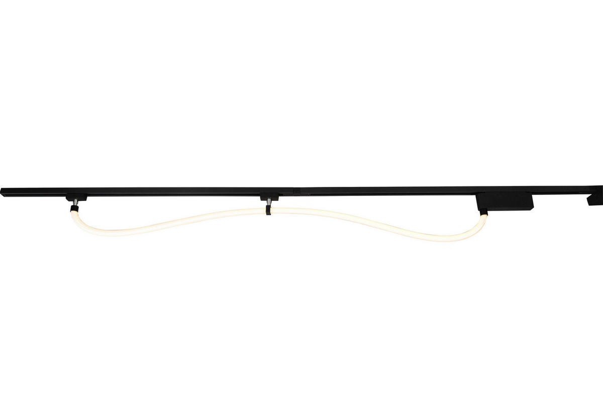 LED-STRIP - Schwarz, Design, Kunststoff (2/19cm) - Trio Leuchten