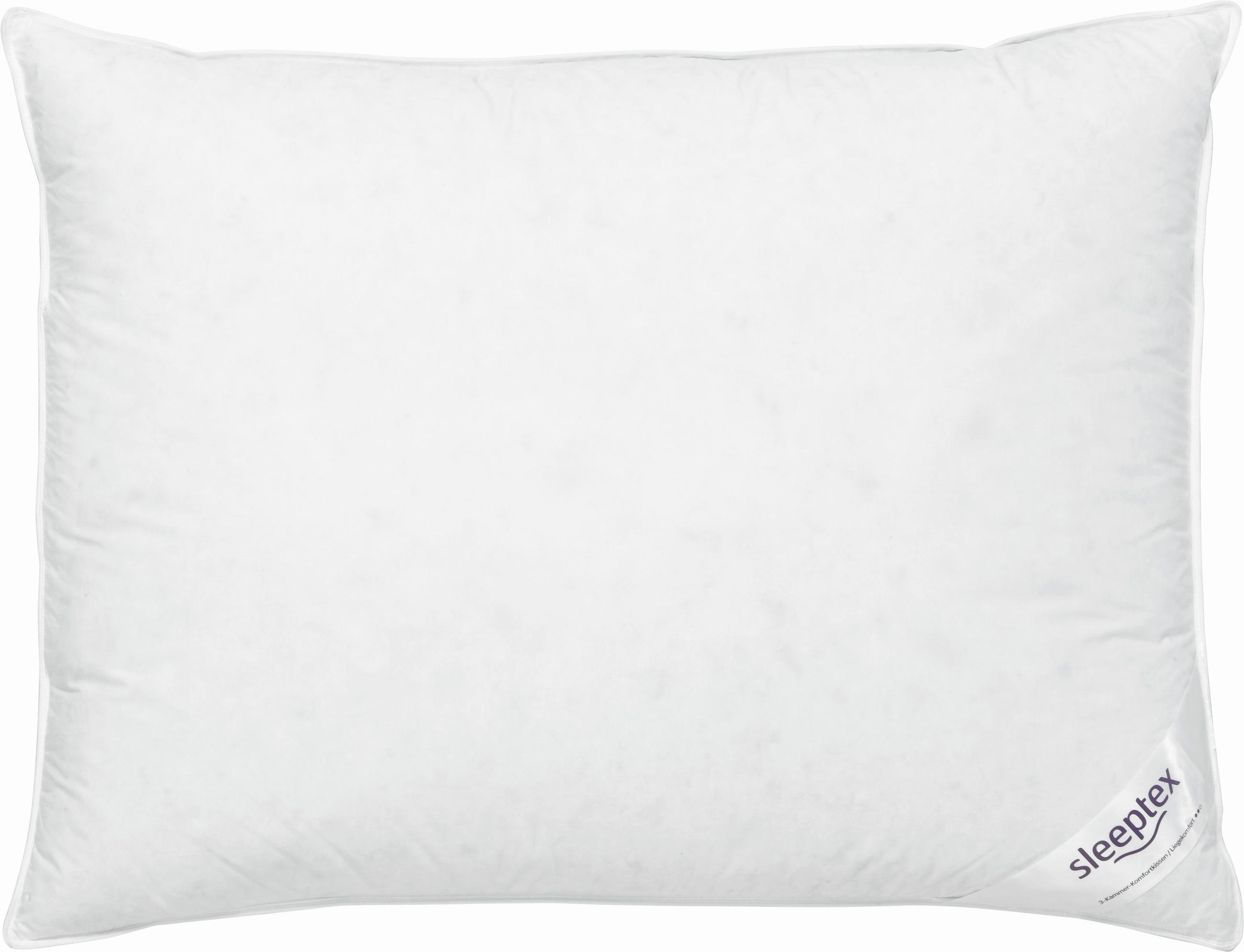 TŘÍKOMOROVÝ POLŠTÁŘ, 70/90 cm - bílá, Basics, textil (70/90cm) - Sleeptex