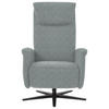 RELAXSESSEL in Textil Grau  - Schwarz/Grau, Design, Textil/Metall (77/115/89cm) - Pure Home Comfort