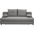 SCHLAFSOFA in Textil Grau - Schwarz/Grau, Design, Kunststoff/Textil (208/73-90/102cm) - Hom`in SCHLAFSOFA in Textil Grau - Schwarz/Grau, Design, Kunststoff/Textil (208/73-90/102cm) - Hom`in
