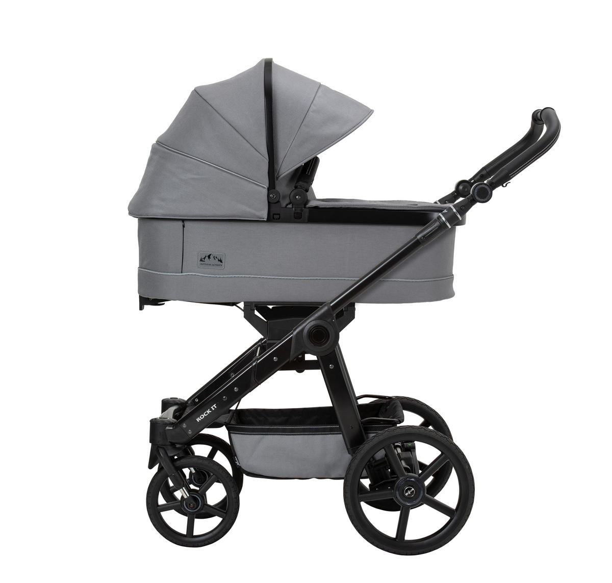 KINDERWAGENSET Outdoor Activity  - Grau, Basics, Textil (58,5/115/102cm) - Hartan