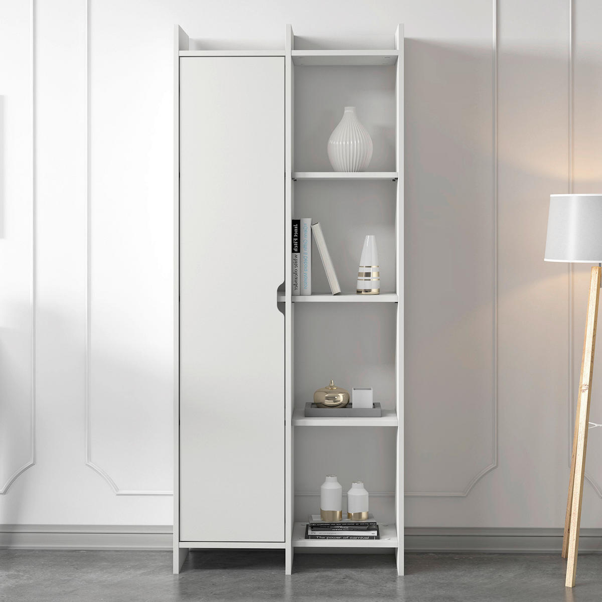 HYLLA i 70/180/30 cm vit  - vit, Design, trämaterial (70/180/30cm) - Livetastic