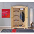 DREHTÜRENSCHRANK 2 -türig Kiefer massiv Naturfarben - Naturfarben, LIFESTYLE, Holz/Metall (104/180/56cm) - Carryhome