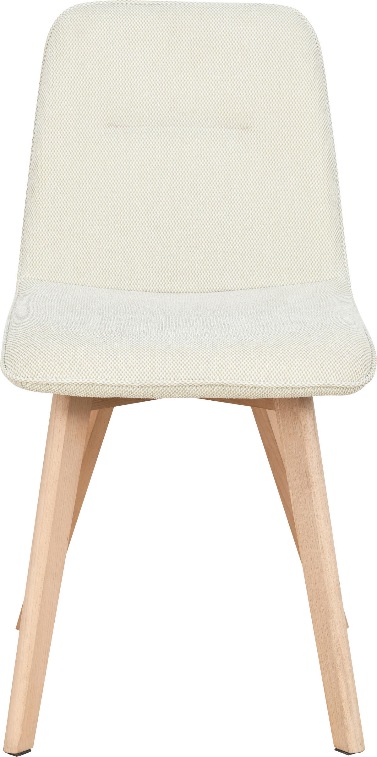 STUHL   Leinenoptik  Buchefarben, Beige  - Eichefarben/Beige, Modern, Holz/Textil (45/88/54cm) - Stylife