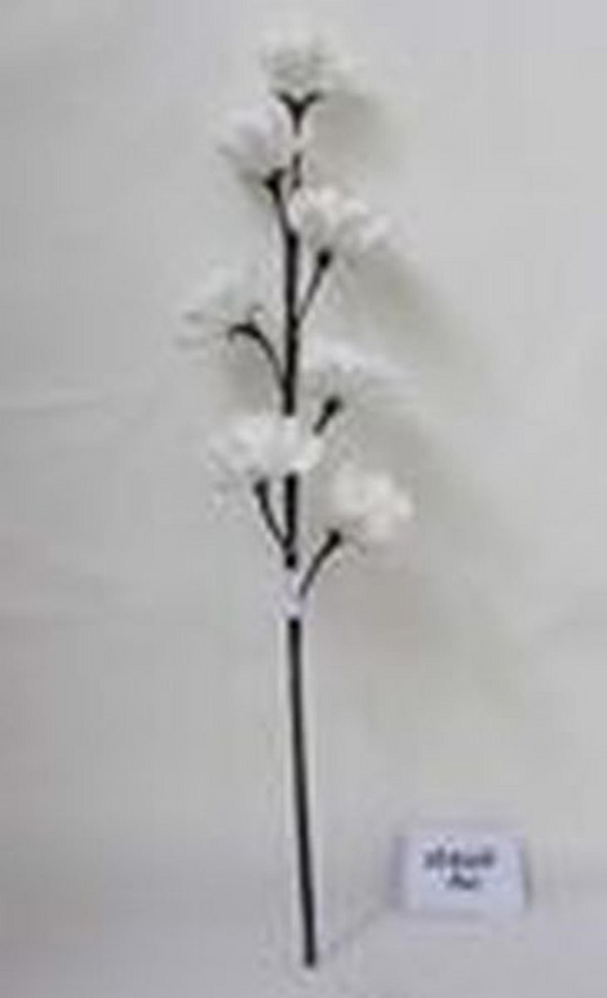 UMETNA ROŽA - bela/rjava, Basics, kovina/umetna masa (83cm) - Ambia Home