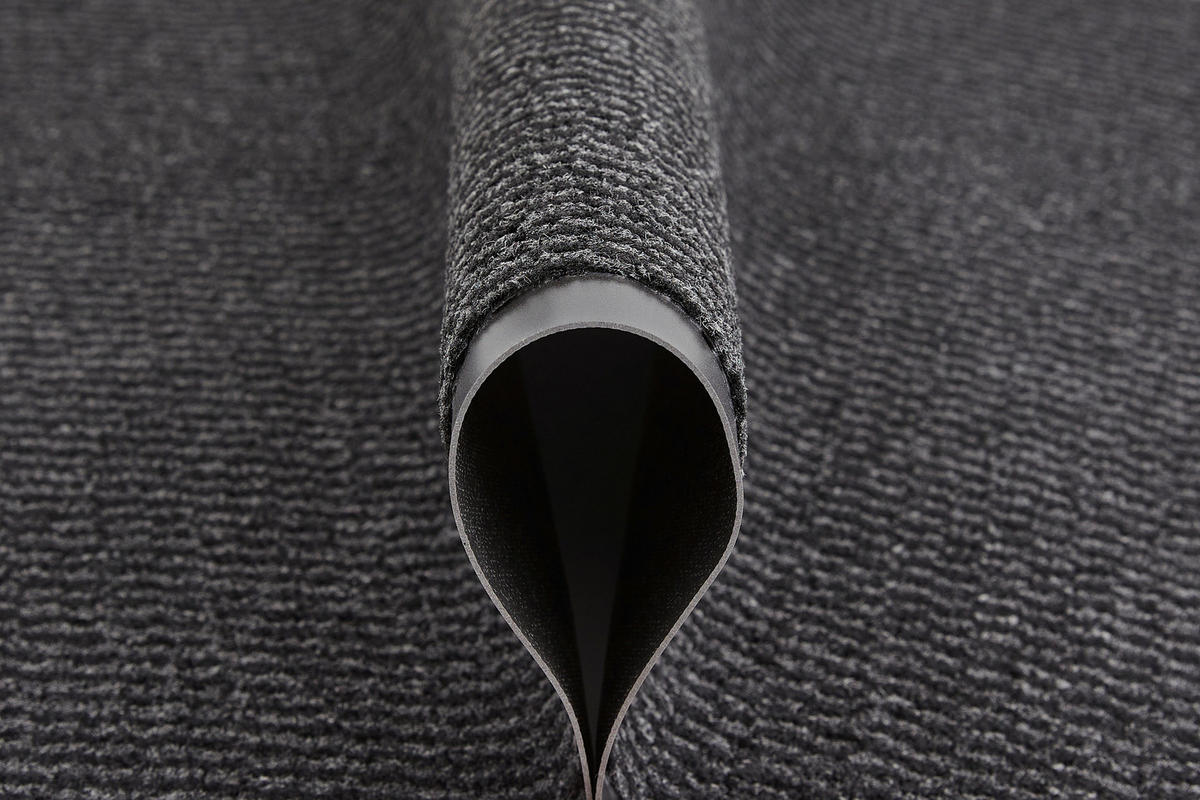 FUßMATTE  60/80 cm  Anthrazit  - Anthrazit, Basics, Kunststoff (60/80cm) - Esposa