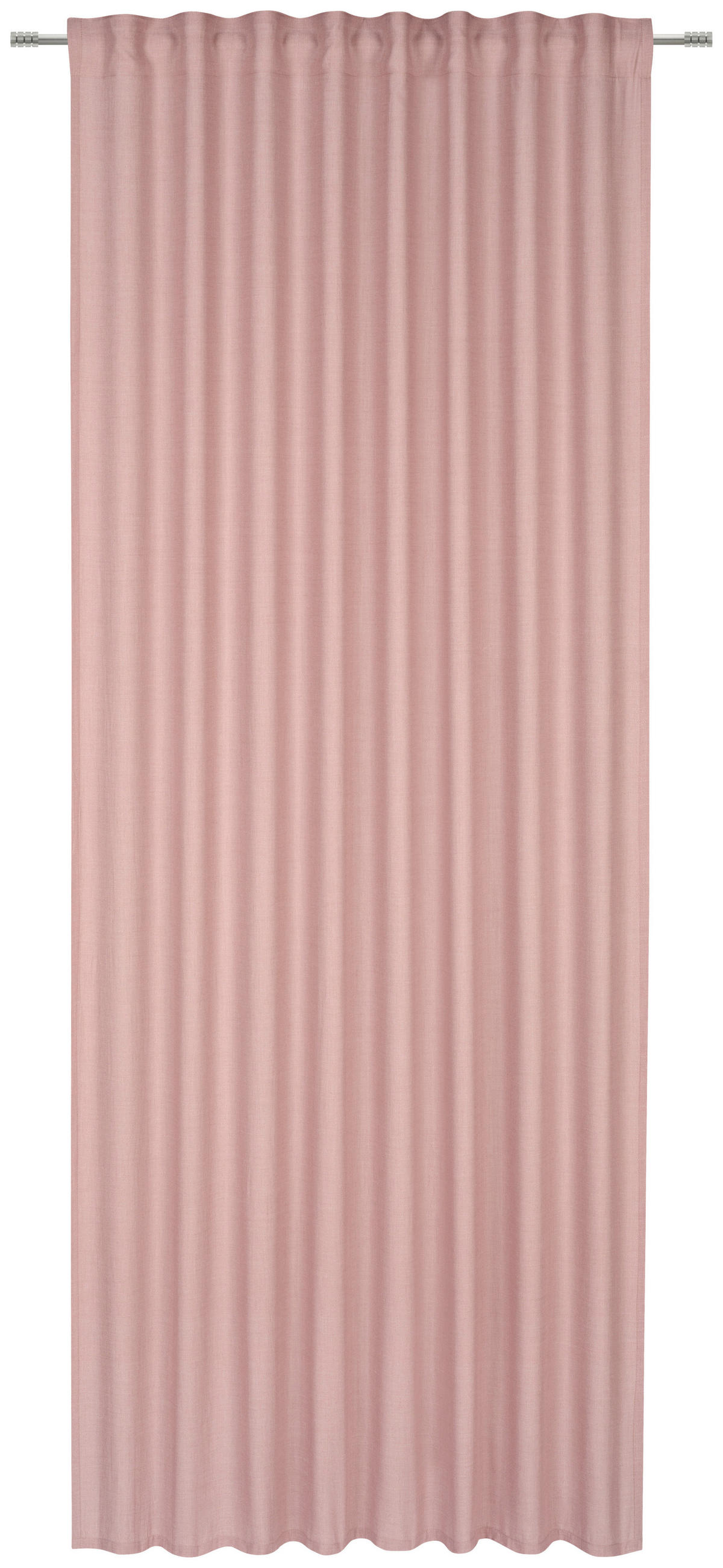 HOTOVÝ ZÁVES, nepriehľadné, 135/245 cm - ružová, Basics, textil (135/245cm) - Esposa