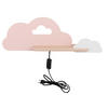 KINDERWANDLEUCHTE 53/12/18.5 cm   - Pink/Weiß, Basics, Holz/Holzwerkstoff (53/12/18.5cm)