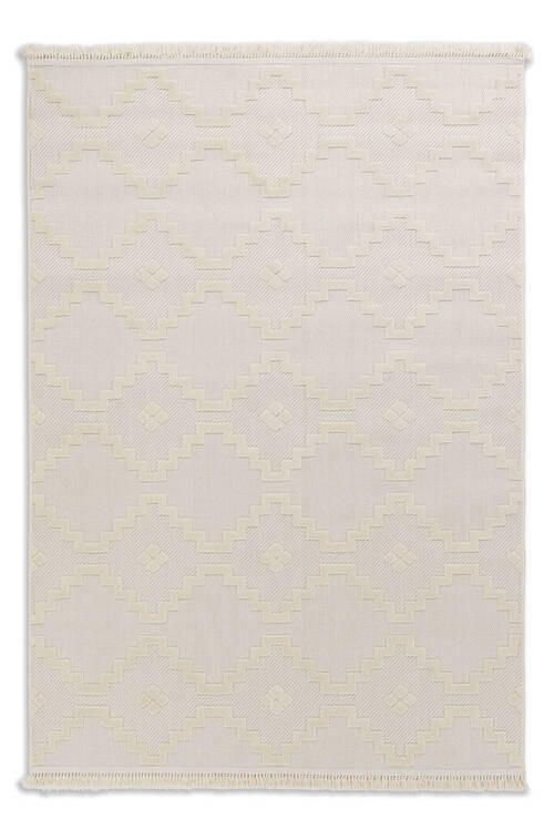 WEBTEPPICH 80/150 cm Summer Creme  - Creme, KONVENTIONELL, Textil (80/150cm) - Schöner Wohnen