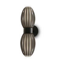 WANDLEUCHTE 10/34 cm   - Dunkelbraun/Schwarz, Design, Kunststoff/Metall (10/34cm) - Belid
