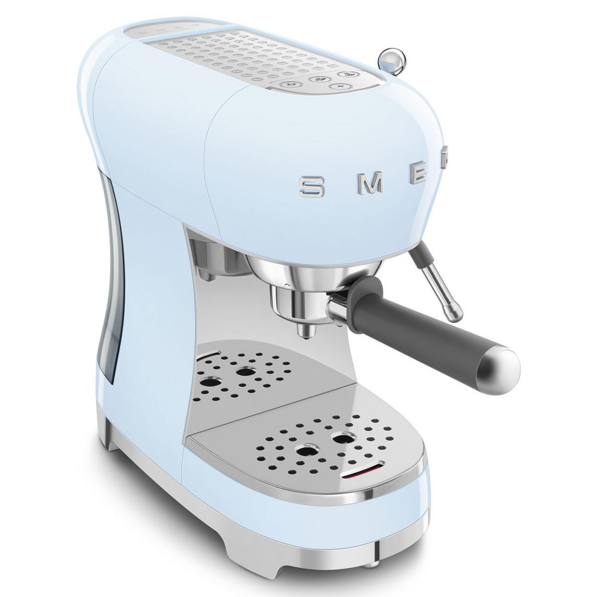 ESPRESSOMASCHINE 50´s Style  - Pastellblau, Design, Kunststoff/Metall (14,9/33/32,9cm) - SMEG
