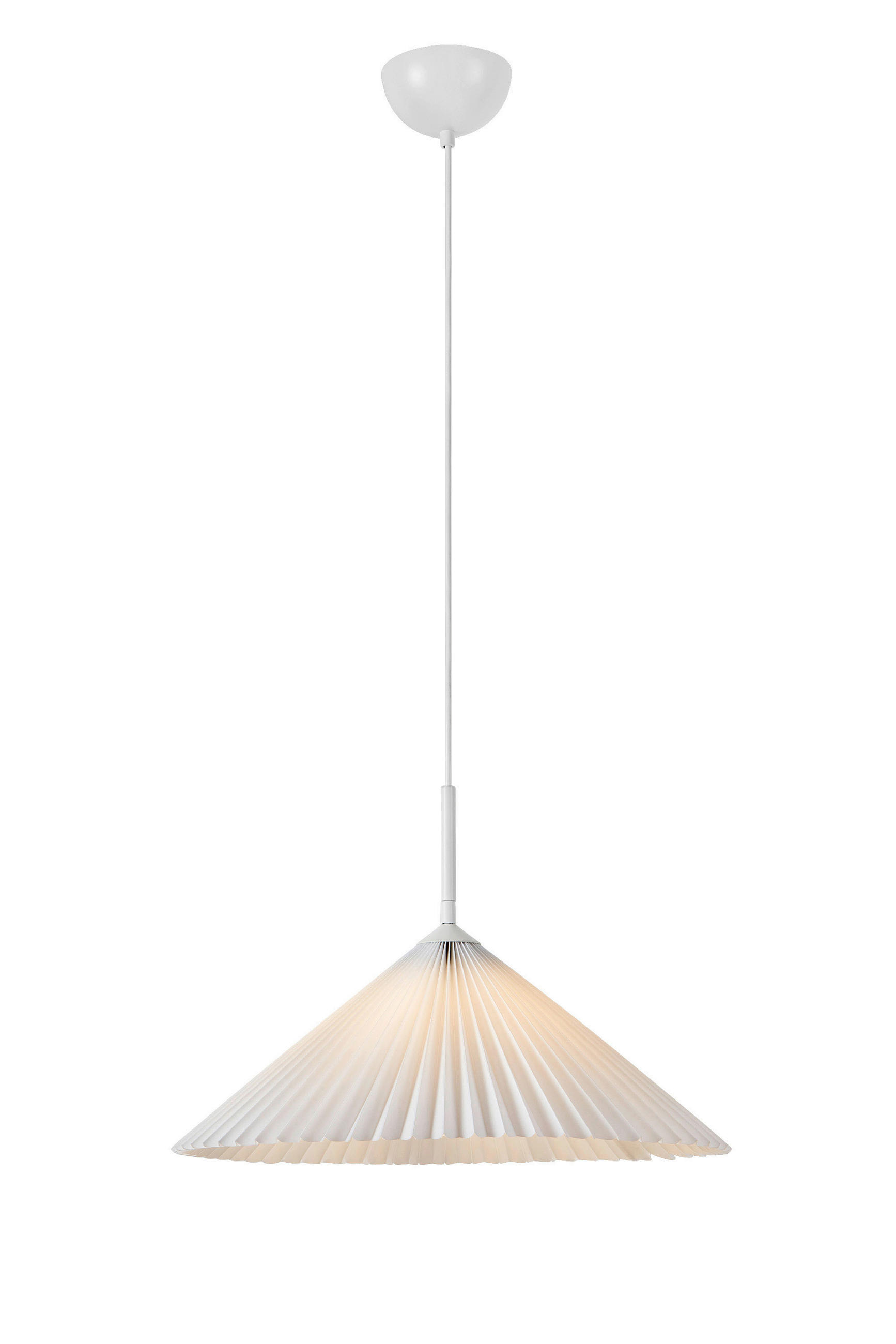 HÄNGELEUCHTE 50/30 cm - Weiß, Basics, Kunststoff/Metall (50/30cm) - Markslöjd