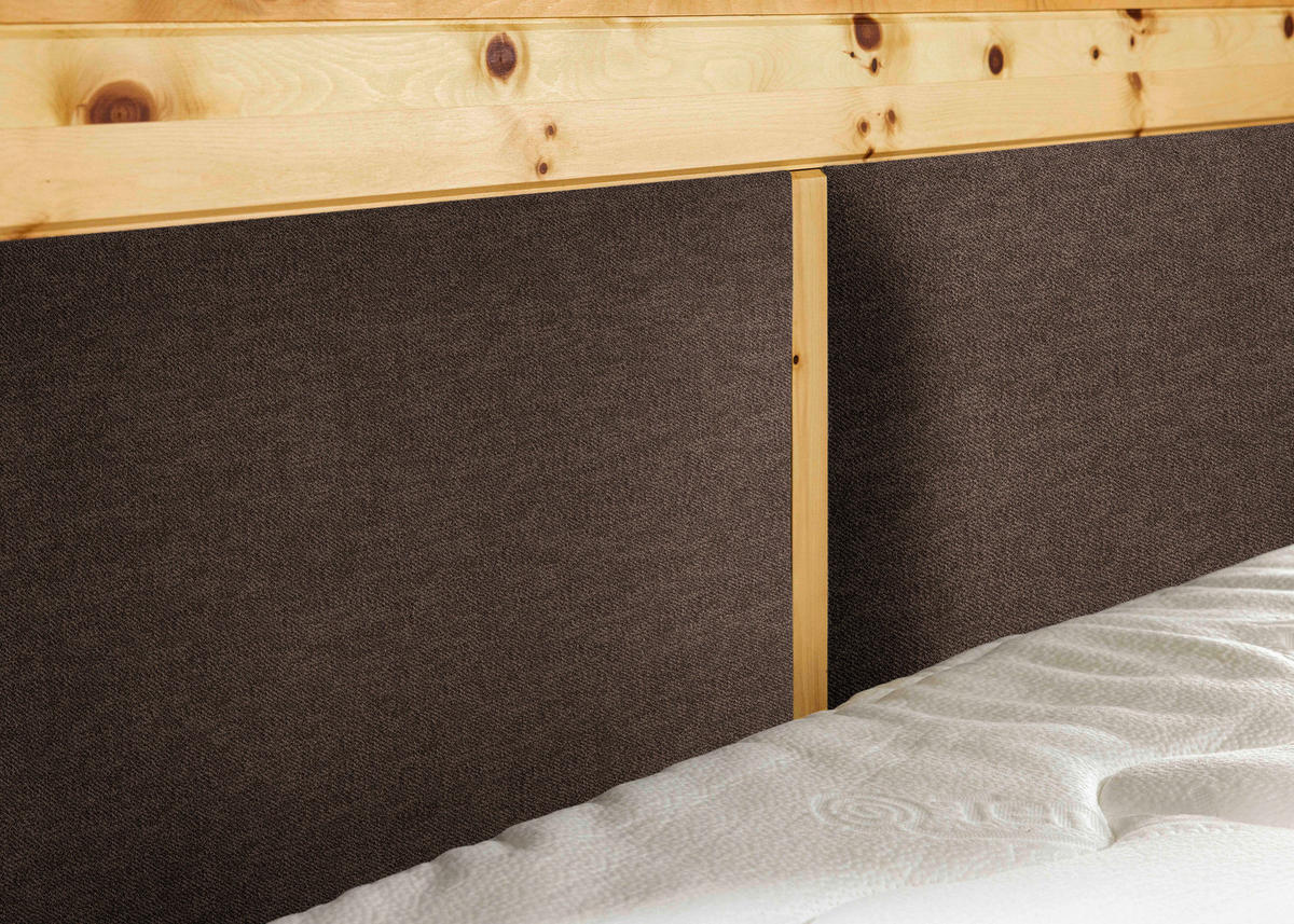BOXSPRINGBETT 160/200 cm  in Braun  - Braun, Natur, Holz/Textil (160/200cm) - Linea Natura