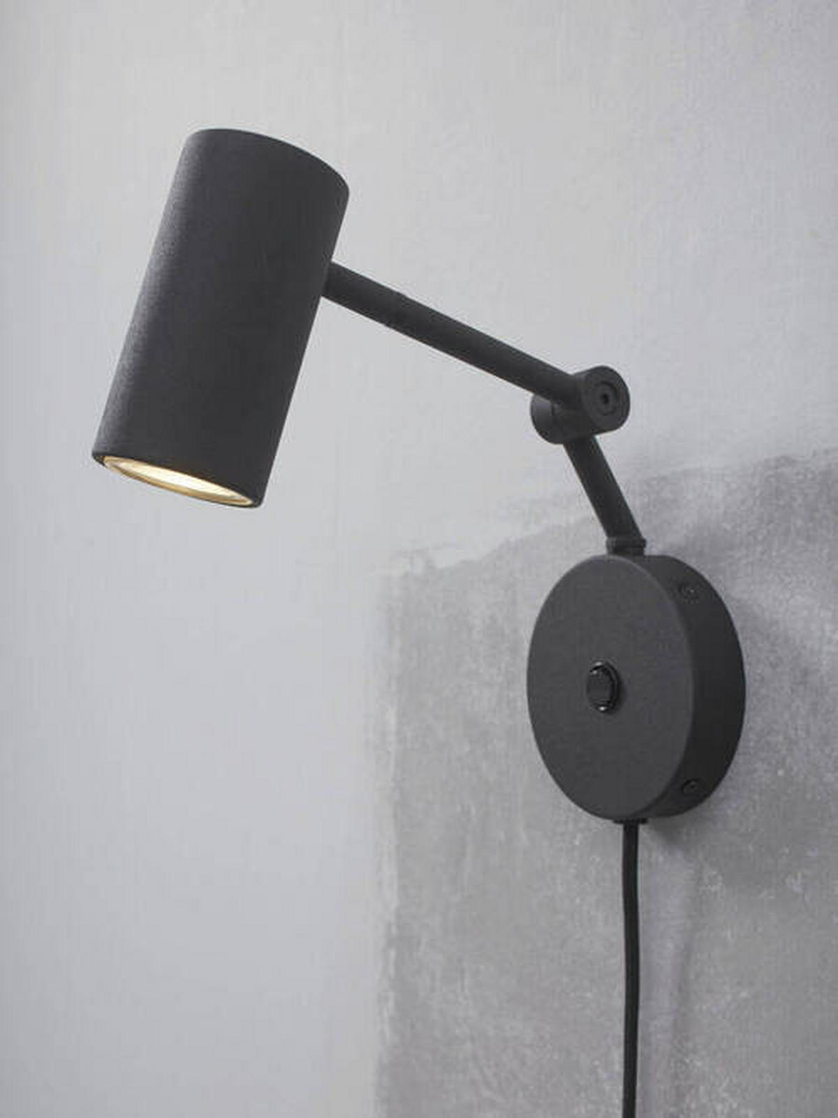 VÄGGLAMPA it's about RoMi 21,6/10,5/18 cm   - svart, Trend, metall (21,6/10,5/18cm) - It's about Romi
