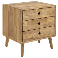 NACHTSCHRANK 42/45/35 cm Eiche massiv  - Eichefarben, Natur, Holz (42/45/35cm)